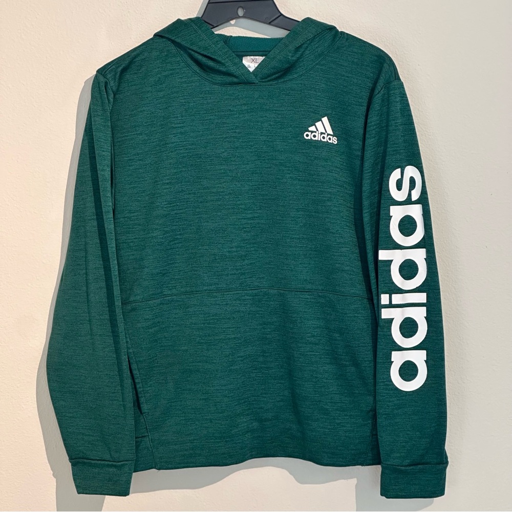 Adidas Teal Regular Fit Hoodie